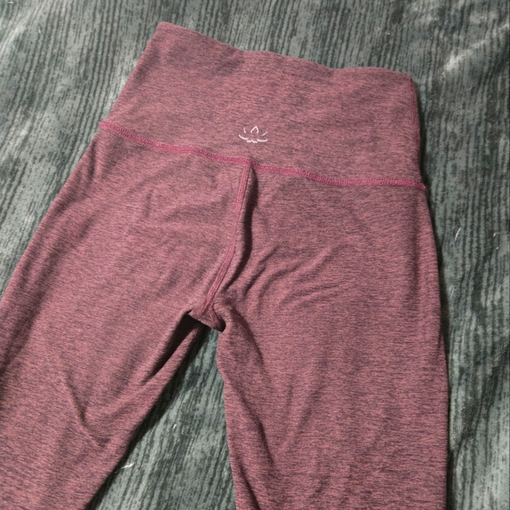 Beyond Yoga Burgundy Leggings